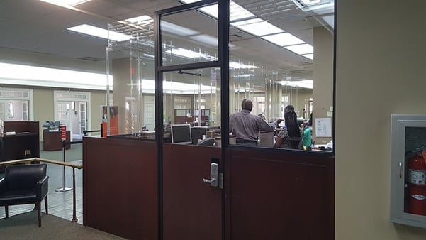 bank security systems usually demand custom doors