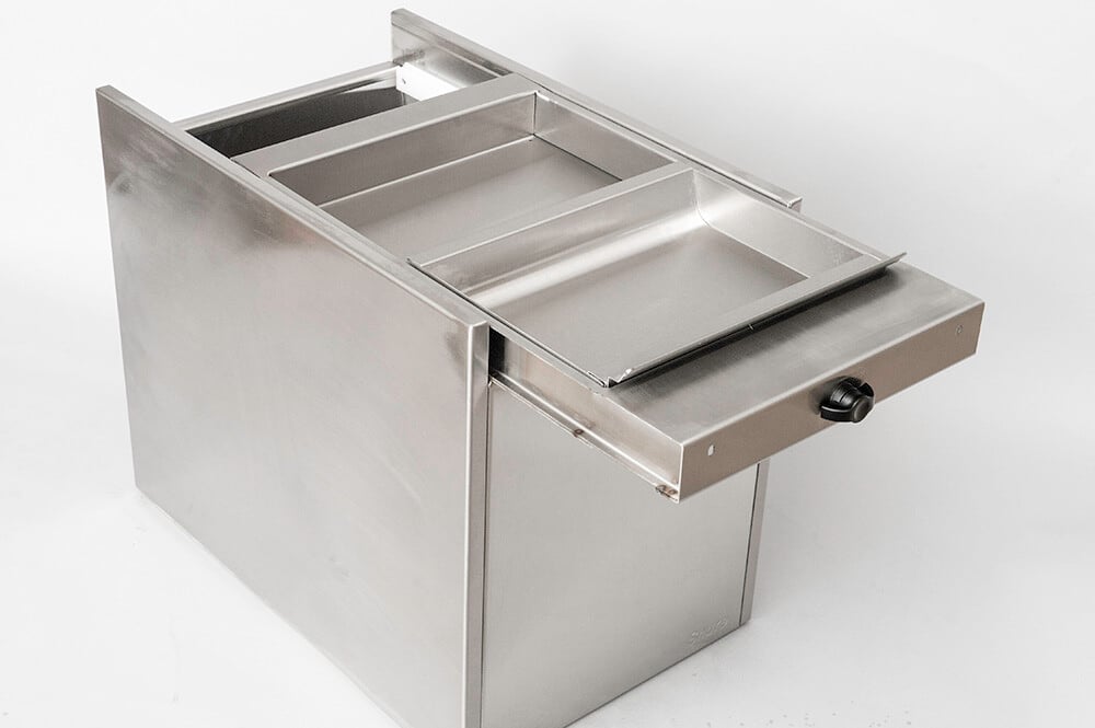 A transaction drawer that's designed and engineered to be bulletproof