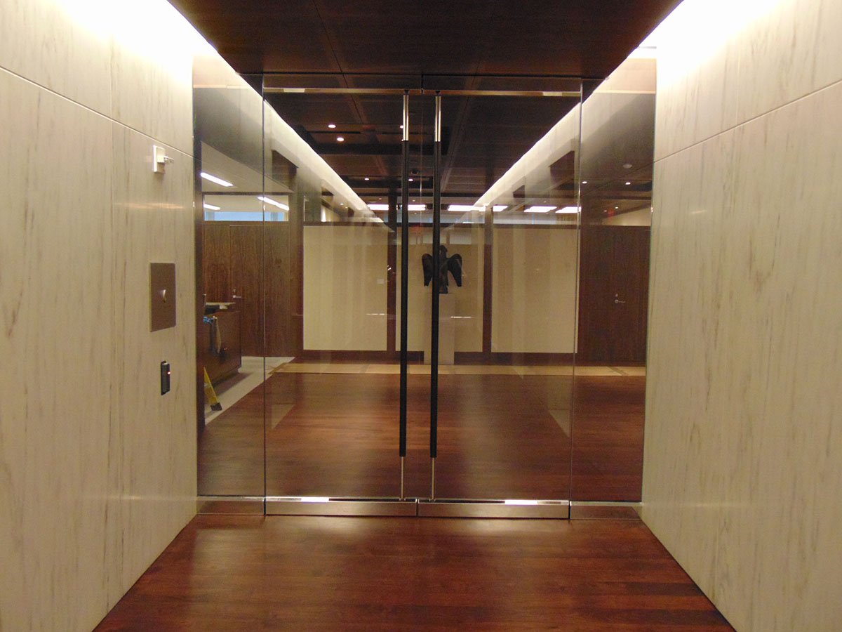 Bulletproof Corporate Glass Double Doors