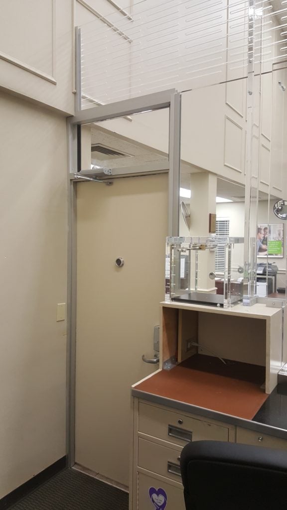 bank security systems with many components