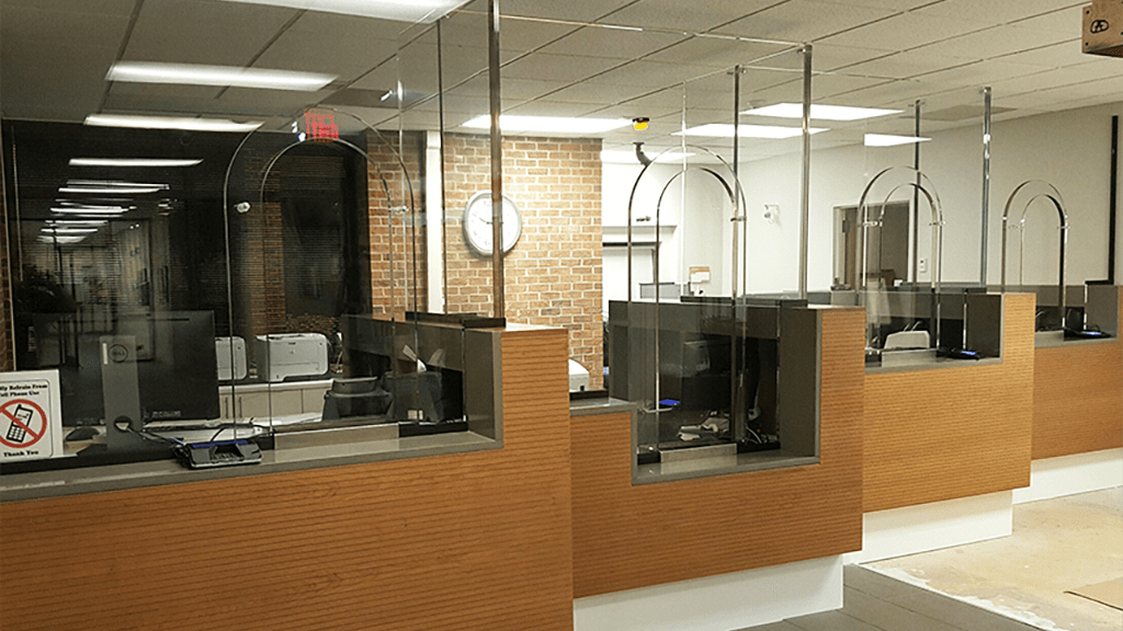 Utilities Office Bulletproof Transaction Windows