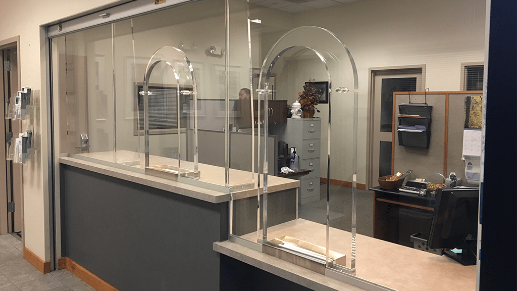 Utilities Office Bulletproof Transaction Windows